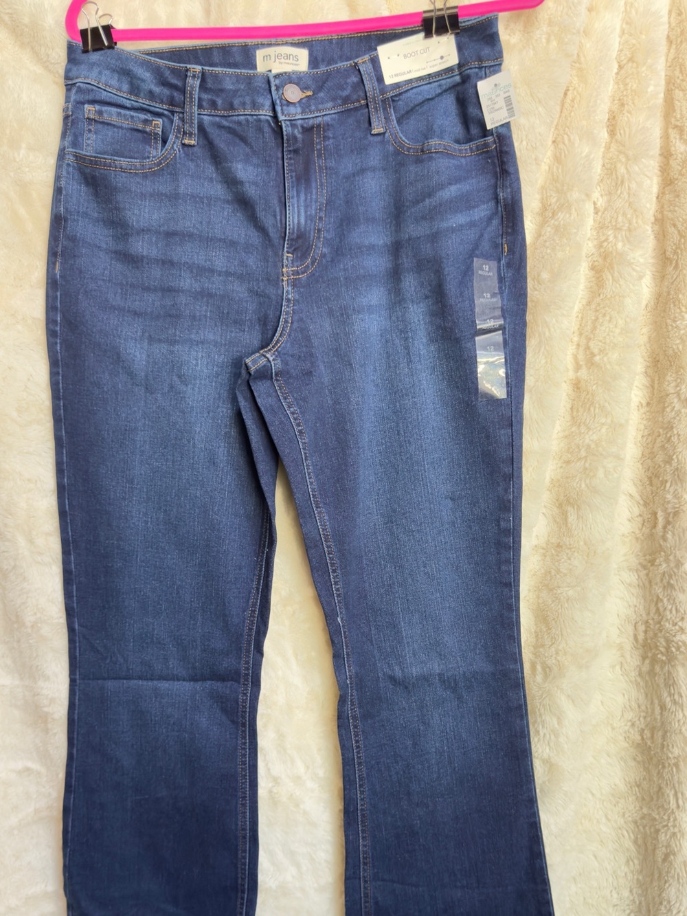 Dark Blue Bootcut Jeans